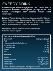 V8 Energy Drink - 24 Dosen made in Germany